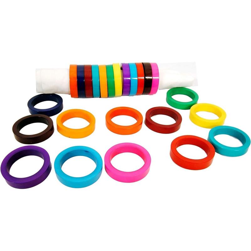 Handmade Colorful Napkin Rings Multicolor Assorted Colors Set - TikTok Shop