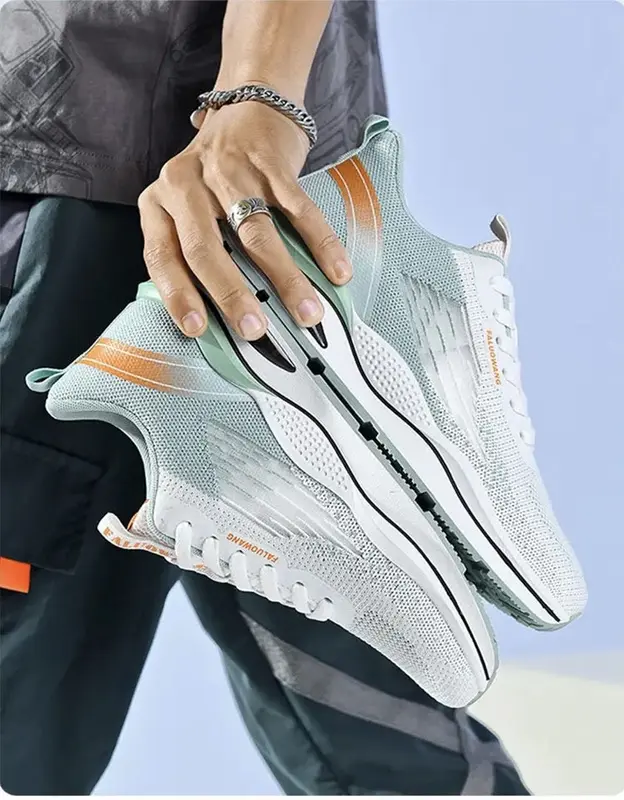 Giày thể thao nam sneaker Thoáng khi phong cách mới 3 màu Shoes Đế Bằng 3