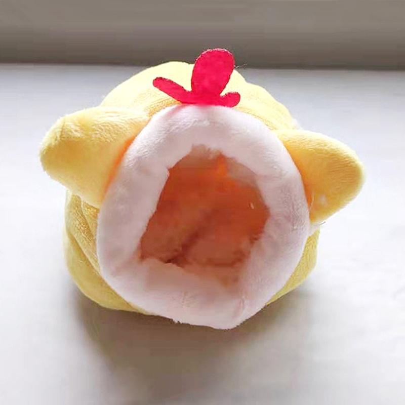 Product Introduction of Hamster Nest Winter Warmth Cotton Nest Winter Supplies with Velvet Removable and Washable Hamster Warmth Thickened Anti Bite Winter Cotton Nest 18