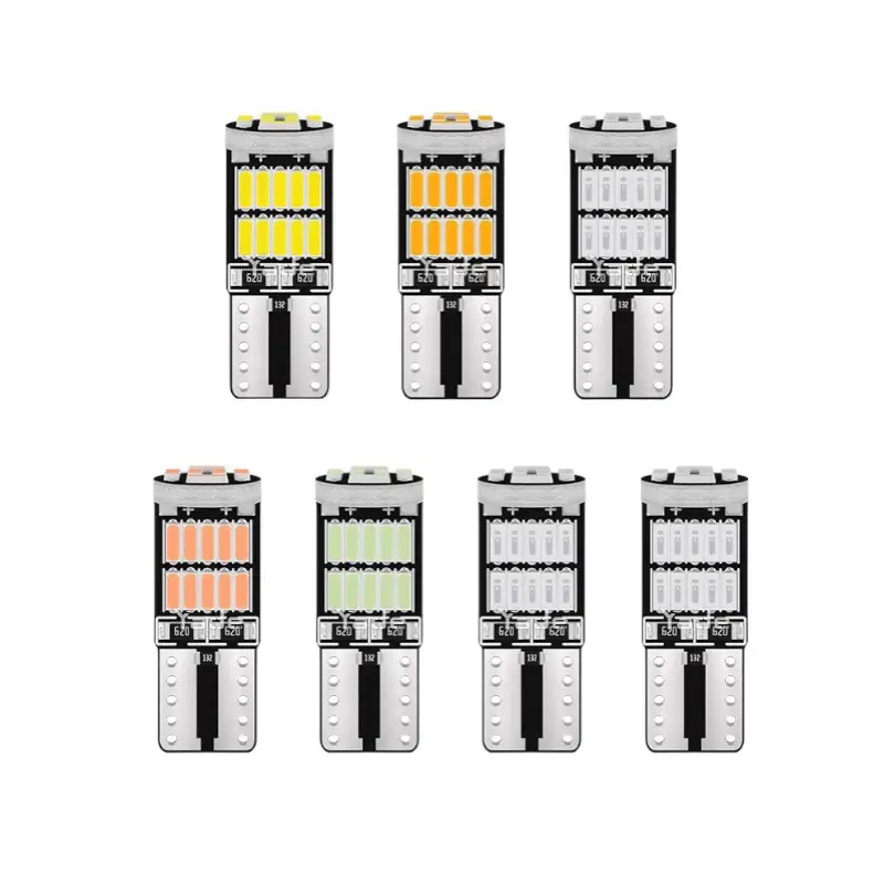 Đèn xi nhan, đèn demi LED T10 W5W 12V DC dành cho xe máy, xe hơi (loại xịn 26 chip led) -Phụ tùng xe máy HCM