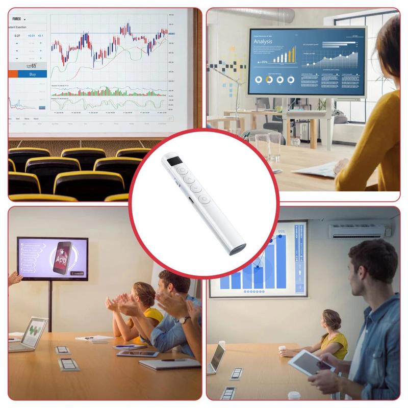 Compact Presentation Device Multifunctional Remote Business Presentation Compact Size Dual Color Options Everyday Use 3