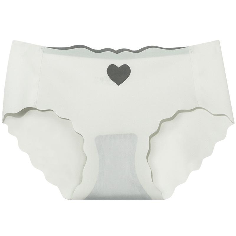 Set 6 quần lót nữ cotton trơn hình trái tim BRALUNE Mã 134 Women 4