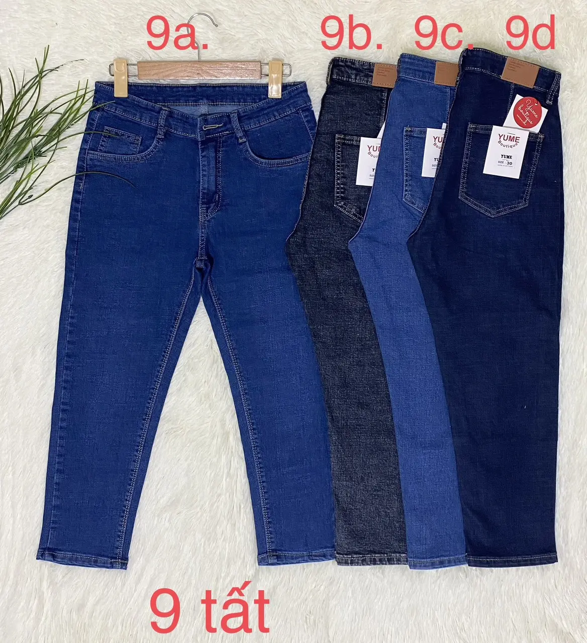 Quần jean nu YUME JEAN BIGSIZE Có size 26-44 [FREESHIP  khi mua hàng] Vải dày và co giãn