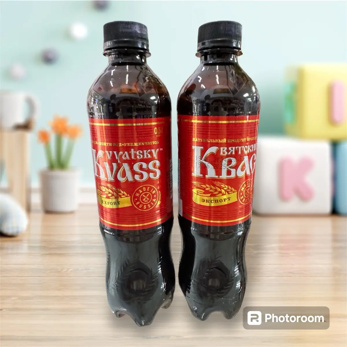 Nước Kvass nhập khẩu Nga đóng chai 500ml - hương vị truyền thống