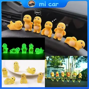 [micar] 1Set 6pcs Bercahaya Tempelan Motor Nailong Gaya Baru Lucu Nailong / Dekorasi Pajangan Dasbor Mobil Meja / Electric Car Cute Decorations / Kirim Lem accessories Hiasan