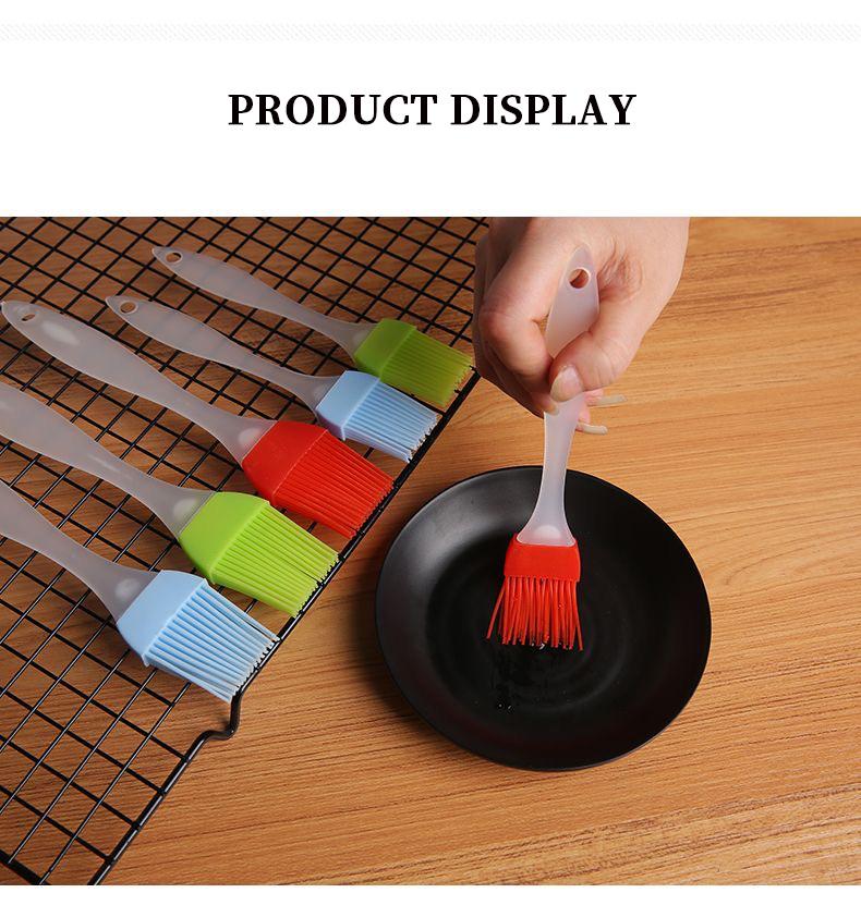 Product Introduction of Silicone Oil Brush, Small Split Barbecue Seasoning Brush, Heat-resistant Baking Brush, Cake Oil Brush, Cooking Accessories, Kitchen Supplies 6