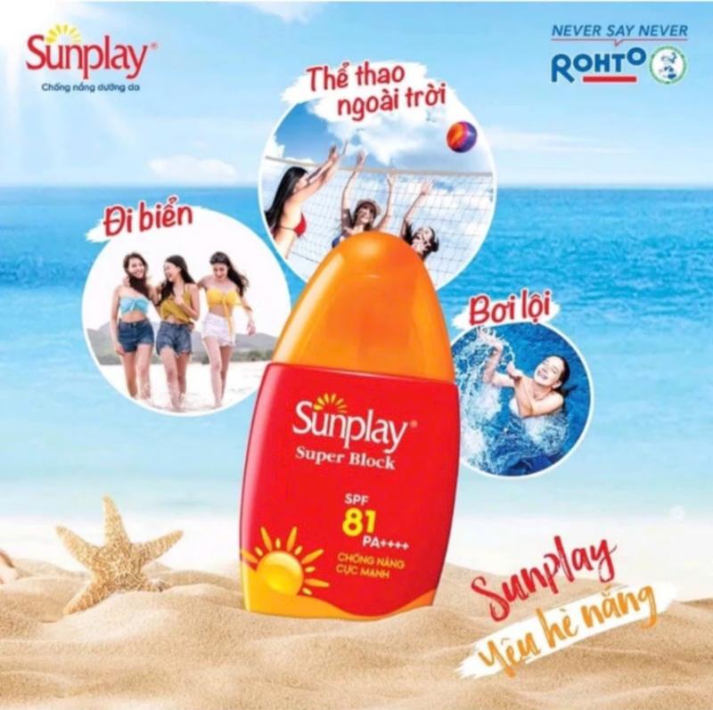 Kem Chống Nắng Sunplay Dưỡng Trắng, Dưỡng Ẩm, Giải Nhiệt Cho Mọi Loại Da Người Lớn Và Trẻ Em - Sữa Chống Nắng Sunplay 3