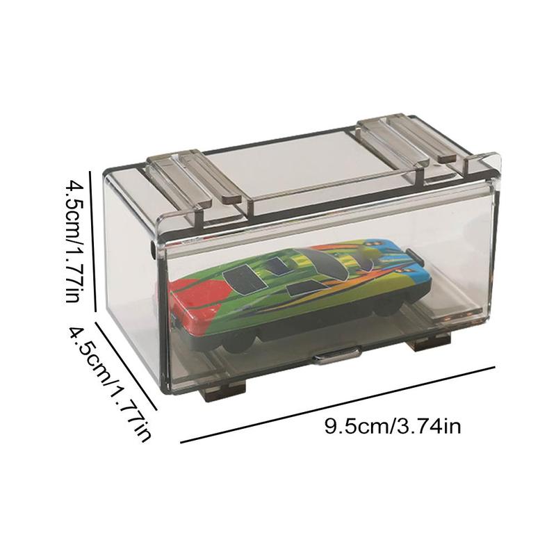 Product Introduction of Transparent Assembly Car Model Organizer Toy Car Model Box Organizer Boutique Display J0W4 22