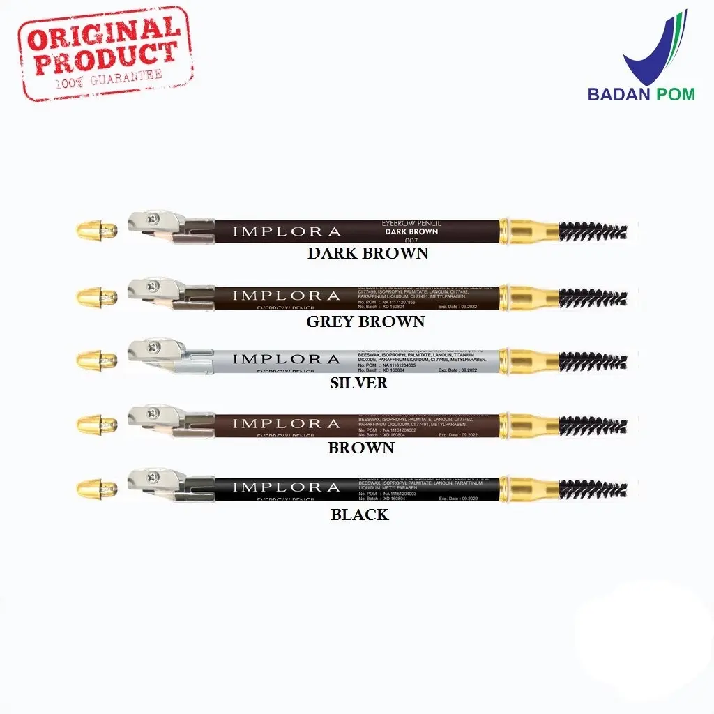 IMPLORA Pensil Alis / Eyeliner Pencil / Eyebrow