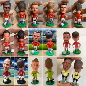 Figure Pemain Bola / Figure Pemain Bola emyu / Hadiah Collectibles Souvenir Figurine Kue Ulang Tahun Topper Kue Properti / Kodoto Ronaldo Bruno Fernandes Greenwood Cavani Rooney Beckham Solskjaer Sir Alex Fergusson De Gea Sport Collection Jakarta