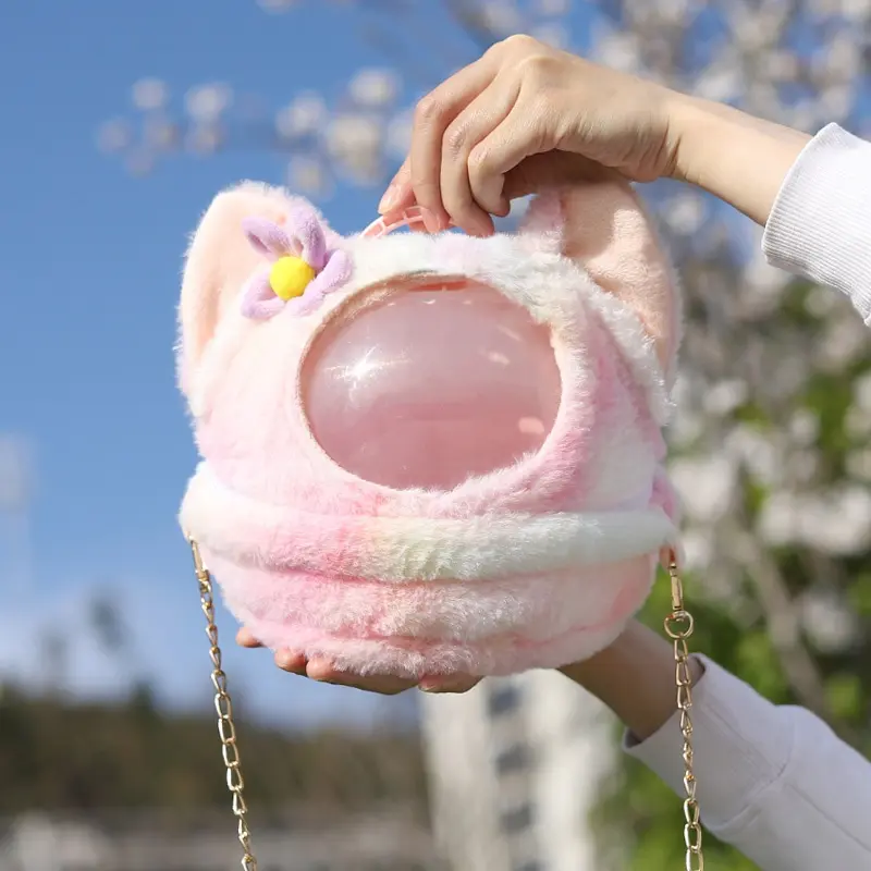 Hamster Takeaway Bag Djungarian Hamster Outer Cage Flower Branch Mouse Non-Fan Guinea Pig Portable Cage Shoulder Sugar Glider Diaper Bag