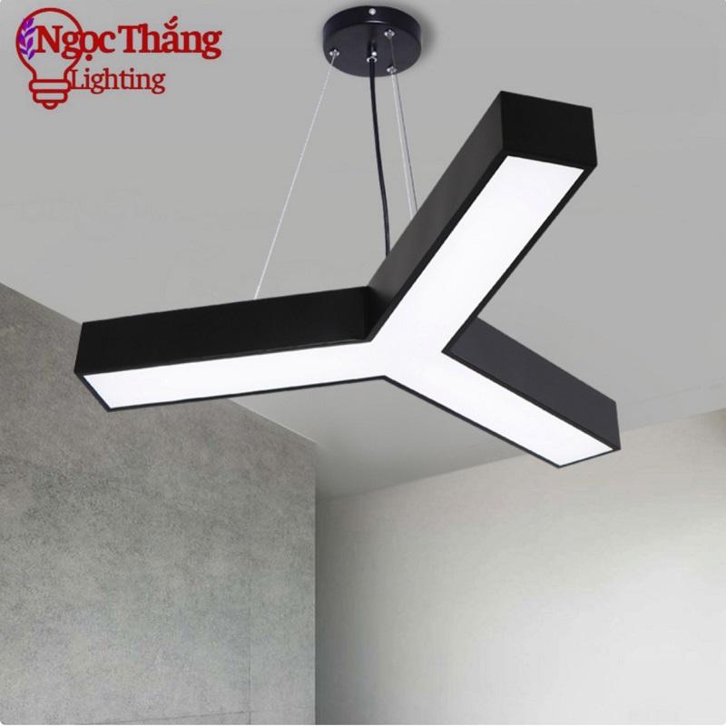 Đèn thả trần văn phòng 60cm hình học hình lục giác hình tròn hình vuông tam giác ánh sáng trắng 220V MS01 Ngọc Thắng 8