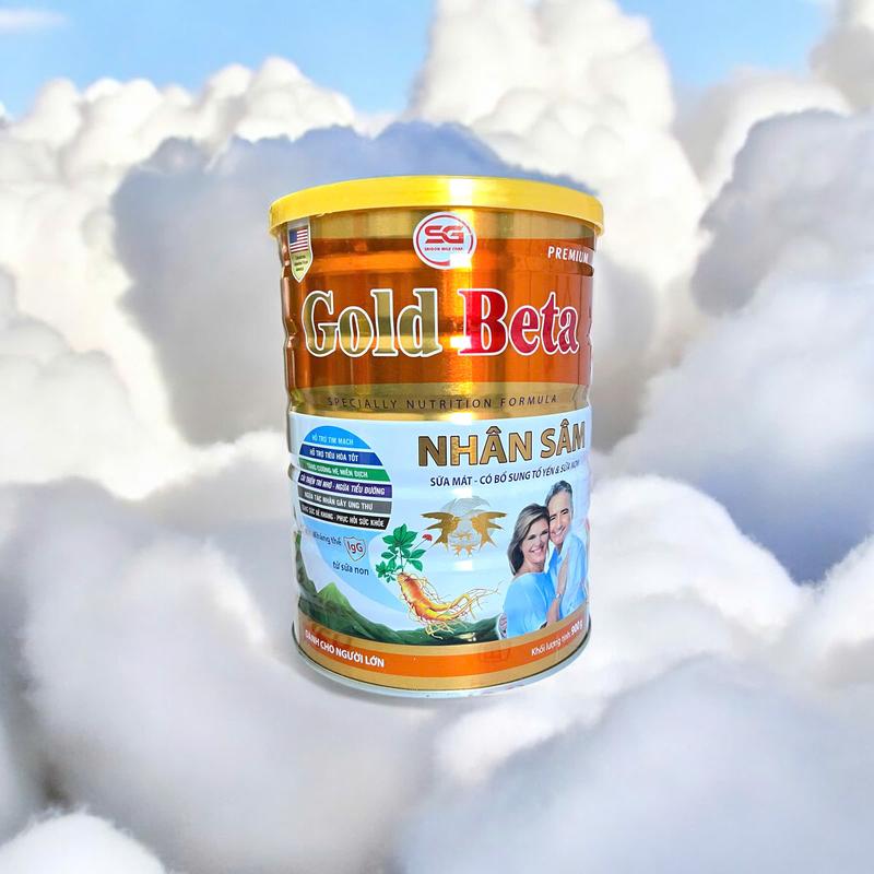 Sữa Gold Beta Nhân Sâm 900g - Sữa Dành Cho Người Già Tăng Sức Đề Kháng và Phục Hồi Sức Khỏe