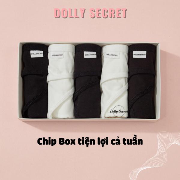 Quần lót cotton kháng khuẩn nữ DOLLY SECRET kiểu dáng basic DS02 Thun Women 3