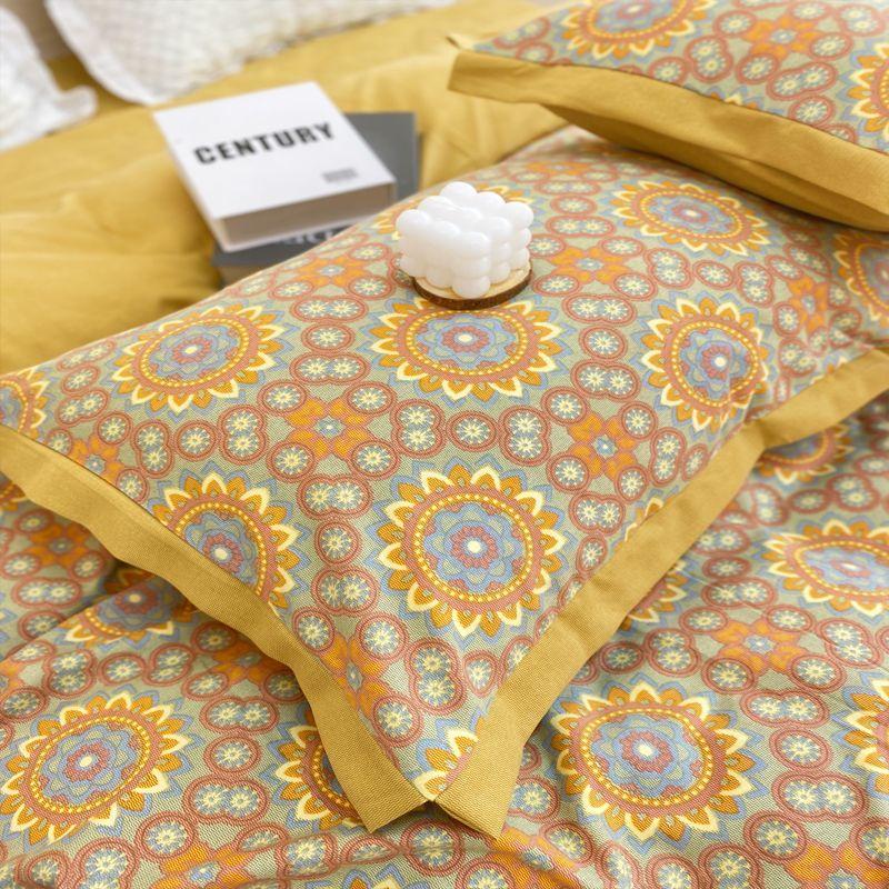 Double-Layer Yarn Warm Woolen Cotton Brushed Four-Piece Thickened Soft Warm Double-Sided Velvet 6