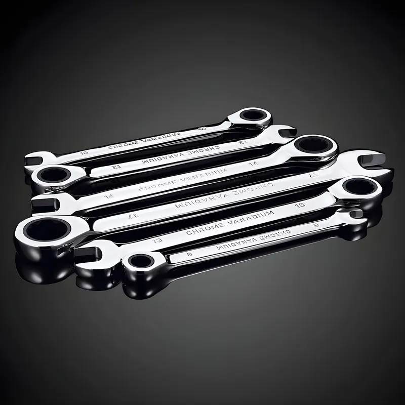 ALLEFIX Kunci Ring Pas Bolak Balik 2 In 1 Ukuran 6-27mm Bahan Stainless-steel Anti Karat - 10170 7