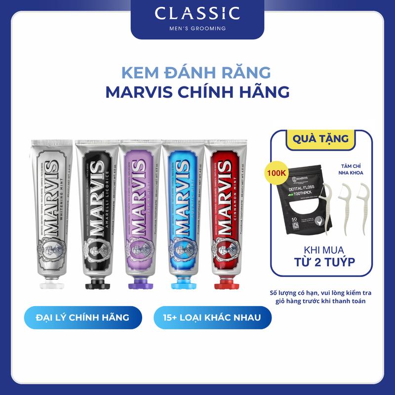 Kem đánh răng Marvis Toothpaste Trắng Răng