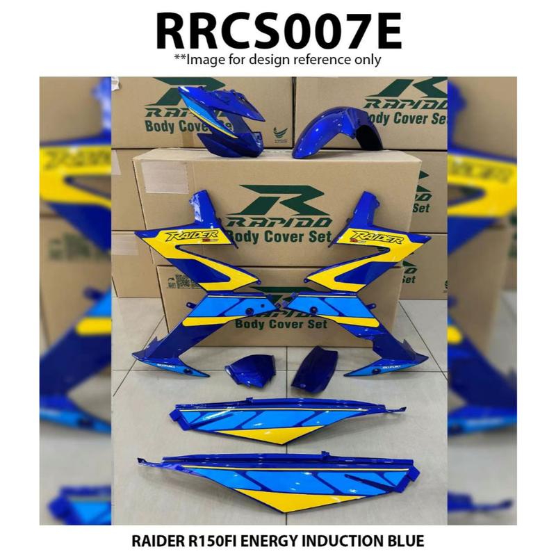 Cover Set Rapido Suzuki Raider R150Fi Energy Induction Blue R150 ...