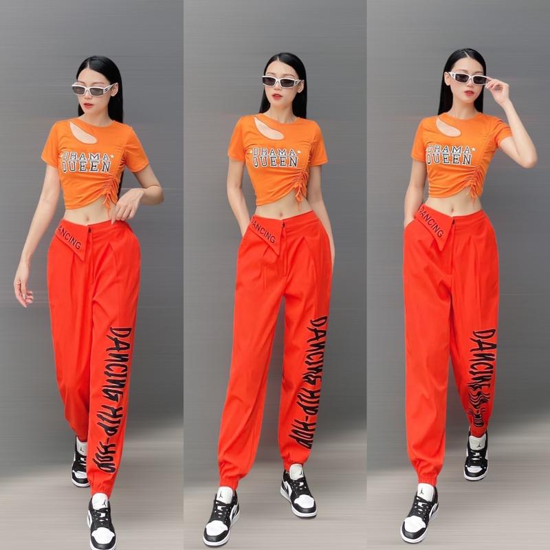 Quần jogger vạt chéo mặc đi tập dân vũ,Zumba, aerobics 1