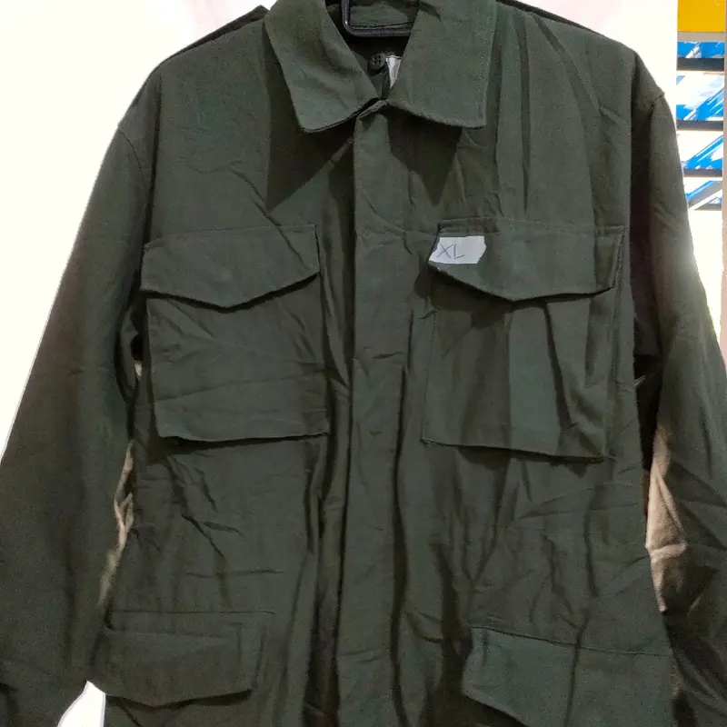 Jaket polos army 0