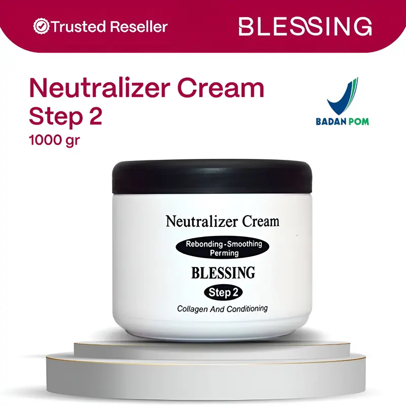 Blessing Bonding - Smoothing Step 2 Neutralizer 1000ML / 1KG-  Pelurus Rambut Blessing step 2 0