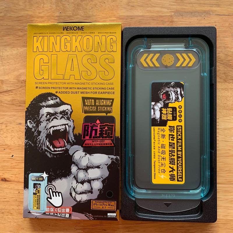 Kính cường lực dán màn hình điện thoại kingkong nhiều mẫu mã lựa chọn Kem Ốp