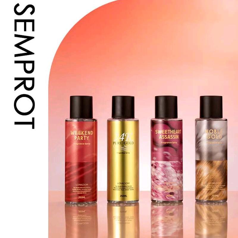 LONKOOM PARFUM Fragrance Spray Sweetheart Assassin/24K Gold/Noble Gold/Weekend Party Long-Lasting Fresh Air 250ml 1