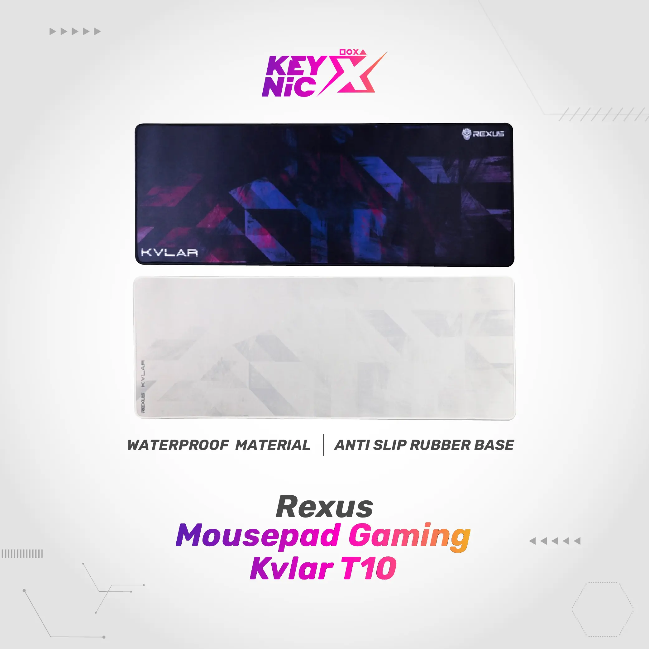 Rexus Mousepad Gaming Kvlar T10 Speed Edition XL