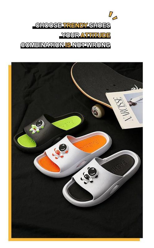 Product Introduction of Cute Men Home Slippers Flops Women Soft Eva Thick Sole Slides Summer Sandals Couples Non Slip Bathroom Shoe 28