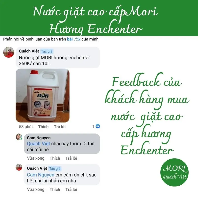 Nước giặt mori cao cấp có hương, can 10L 7