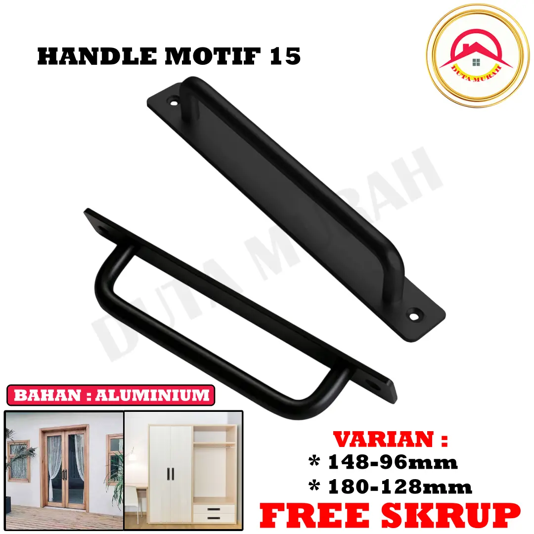 Handel Pintu Sleding Rumah Minimalis Aluminium Tarikan Motif 15 Gagang Pintu Pull Door Modern