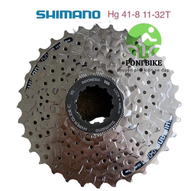  Líp Thả 8 tầng Shimano CS-HG41-8 indonesia  Singapo  11-32T.Gắn Xe Đạp Đạp Xe Đạp Sport 