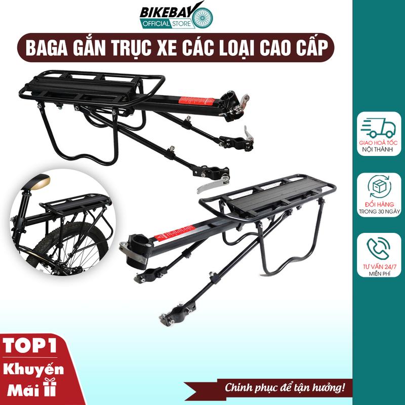 Ba ga xe đạp thể thao gác baga xe đạp hợp kim nhôm bắt cốt yên chắc chắn - BG01