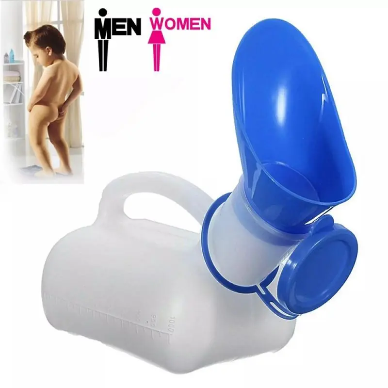 1000ml Urinal Can Be Used By Both Men And Women For Outdoor Camping Plastic Urinal Portable Toilet Thickened Reusable Large D-Ring Foldable Camping Portable Foldable Self-Adhesive Car Foldable Outdoor Portable Foldable Foldable Adjustable Portable Folding