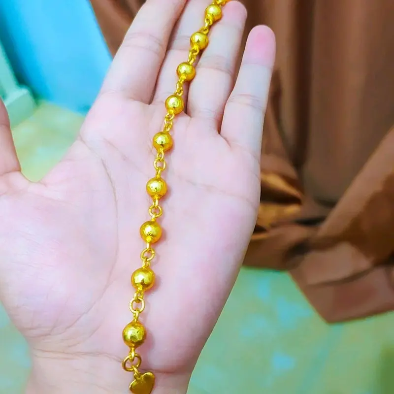 gelang bola padat lapis kristal Crystal 3