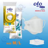 Gambar OTO Masker Medis KF94 5Ply Earloop Medical Mask 5 lapis isi 10 pcs - PUTIH, M dari OTO Adult Diapers Kota Administrasi Jakarta Utara 4 Tokopedia
