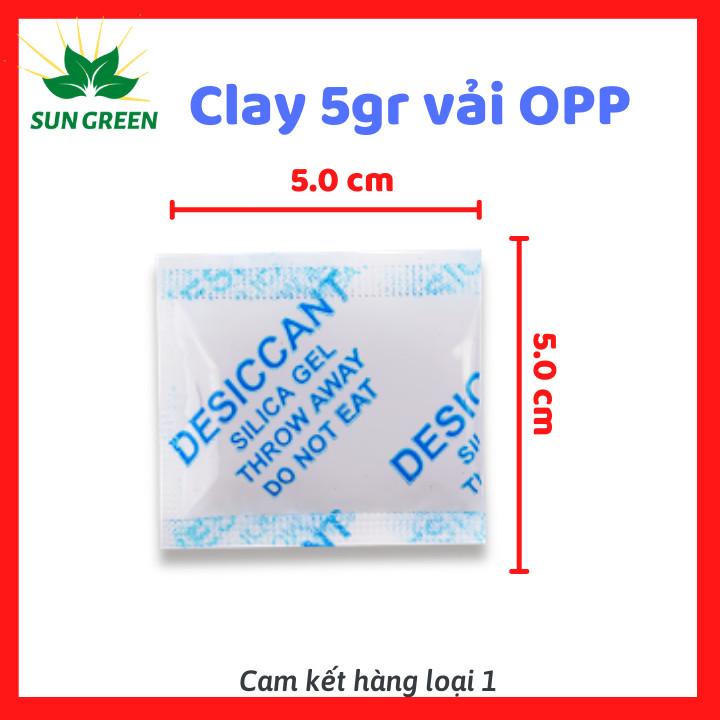 [Hàng loại 1] Gói Hút Ẩm CLAY loại 5/10/20g Clay (Đất sét hoạt tính) - Hạt chống ẩm mốc, khử mùi 0
