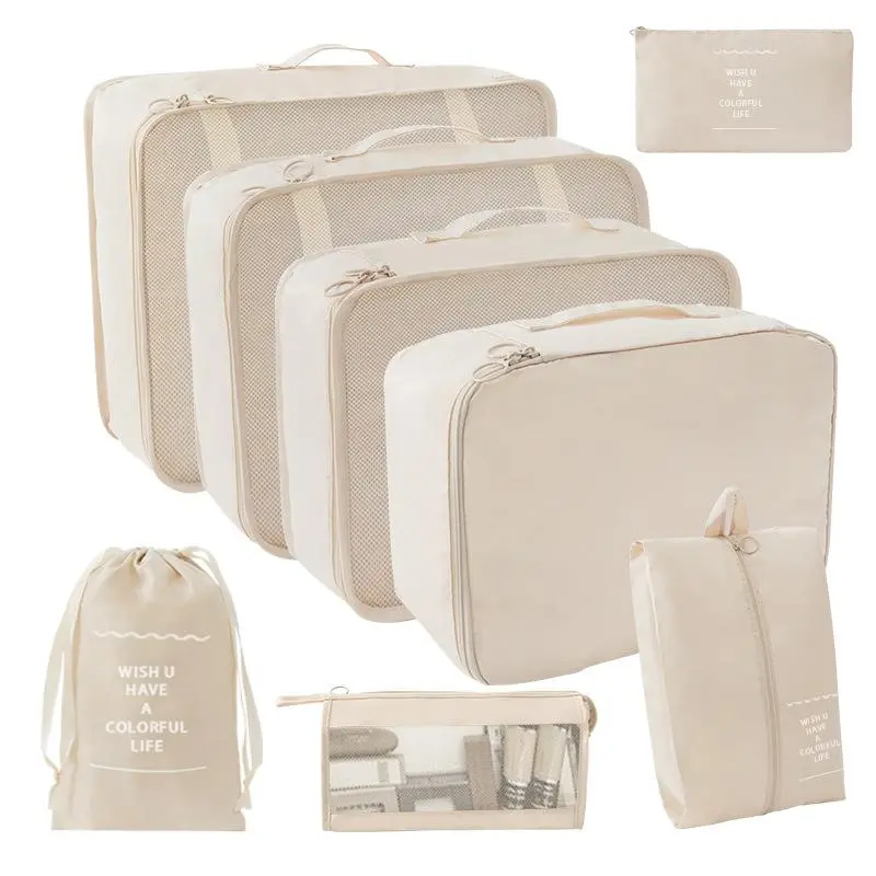 Travel Storage Bag Set, 8counts/set Portable Travel Storage Bag, Waterproof Travel Storage Bag, Luggage Organizer, Travel Accessories 0