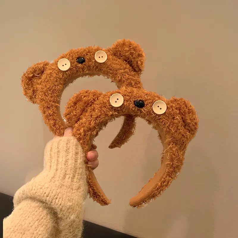 Universal Studios Same Tim Bear Headband Plush Minions Cute Face Wash Hair Band Headdress Little Bear Pattern Bag Cartoon Buy with Confidence