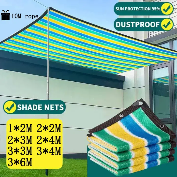 Color net sunshade UV protection 95% outdoor sunshade net garden net waterproof car cover