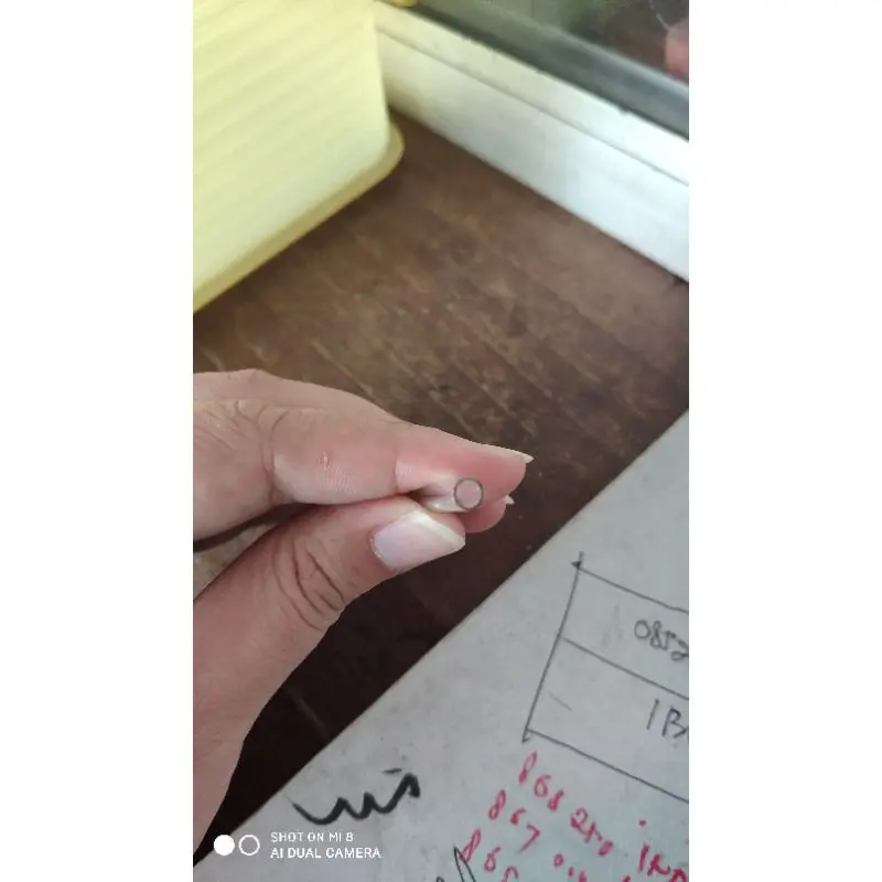Pipet Pendek 8,5cm Tipis Lubang Sedang / NON PYREX