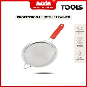 Maxim Tools Professional Mesh Strainer 8cm 10cm 14cm 18cm - Saringan Stainless Steel
