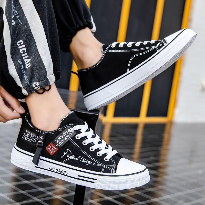 GIÀY NAM LUCKY 1281, Giày Thể Thao Nam Sneakers Casual CHAO SHOES Chất Vải Canvas Kiểu Dáng Basic Dễ Phối Đồ 8