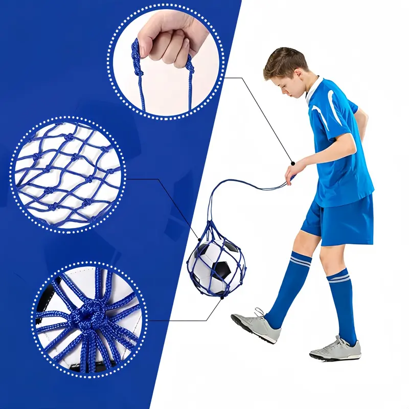 Football Training Juggling Kick Training Net, Football Training Device, Elastic Backboard Bag, Football Backboard Practice Belt 5