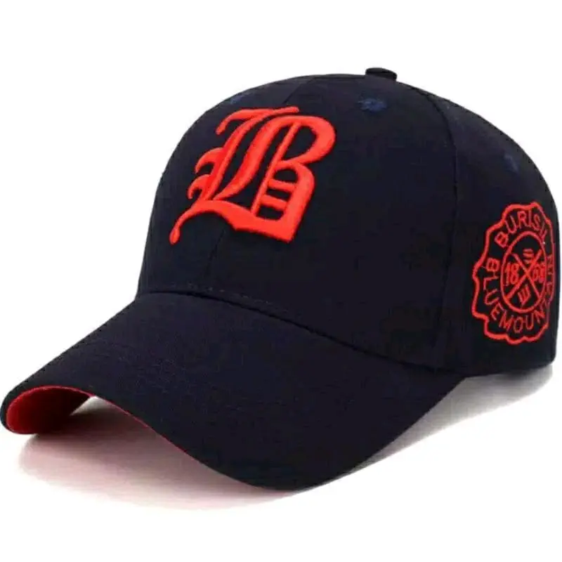 Topi Baseball Cap LB Burisil Bluemountain 1868 Import Pria Bisbol dengan Pengait Besi Rink - Hitam, Gold cuci dengan air dingin khaki/krem 3