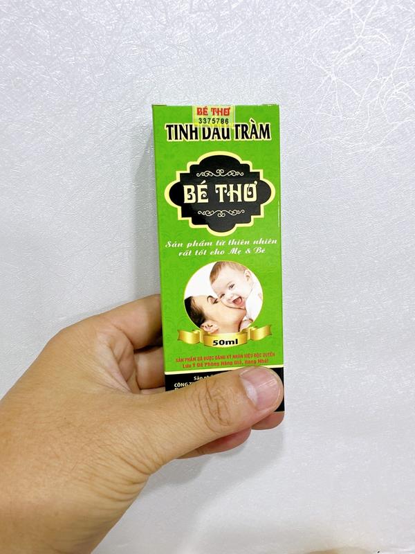 Dầu Tràm Hỗ Trợ Giảm Ho Cảm Sổ Mũi , Tránh Muối Đuổi Côn Trùng An Toàn Cho Bé Từ Sơ Sinh