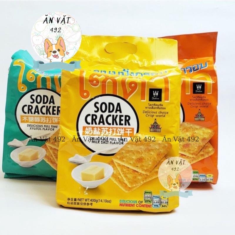Bánh Quy Soda Cracker Thái Lan Healthy 400g - Ăn Vặt 492 Shop