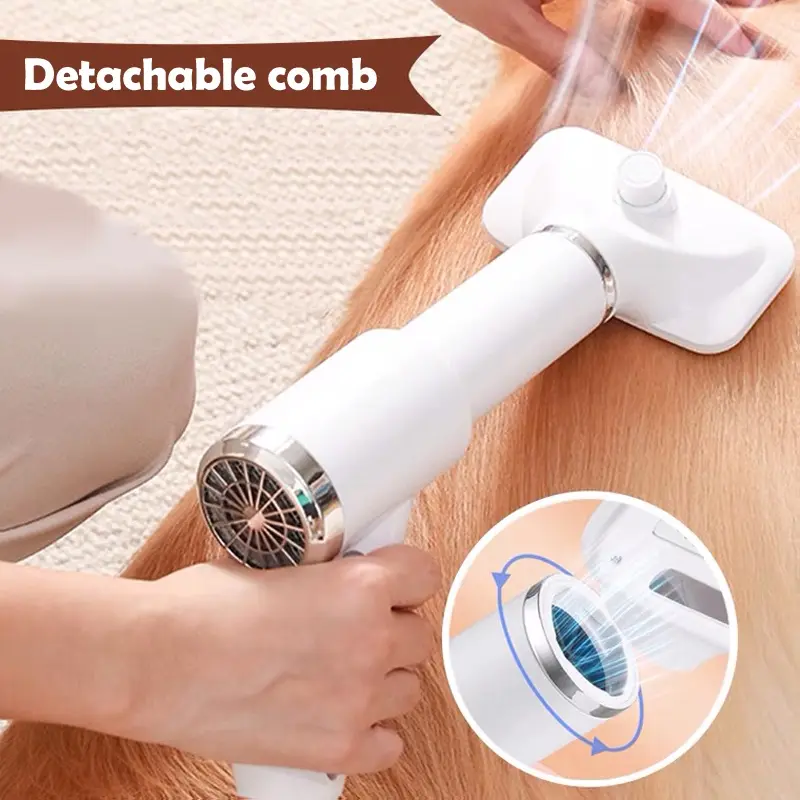 Pet Blower Hair Dryer Kucing Pengering Bulu Kucing Sisir Dan Blower 3 In 1 Grooming Hewan 2