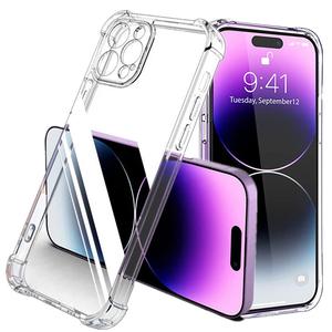 For iPhone 11 12 13 14 15 16 Pro Max X XS XR 8 7 6S 6 Plus Transparent Silicone Soft Case Cover