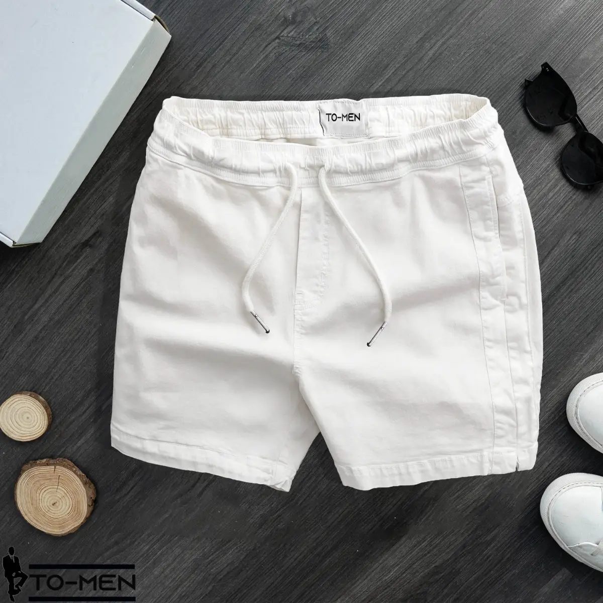 Quần Short Kaki Cotton Nam Trẻ Trung Năng Động, Chất Vải  Mềm Mịn , Thoải Mái - Cạp Chun KK03  Quần Lửng Menswear Có Túi Tre .  quần short